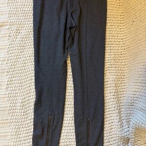Lysse Navy Pants with Zipper Detail